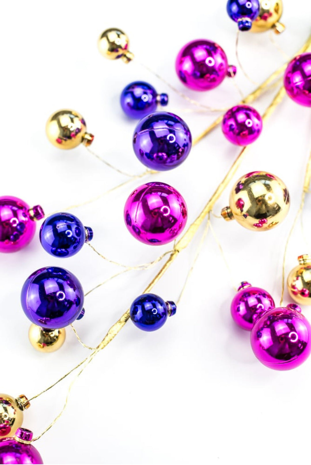 Purple And Magenta Ornament Ball Spray - Greenery MarketHoliday Ornaments85690BTPUGD