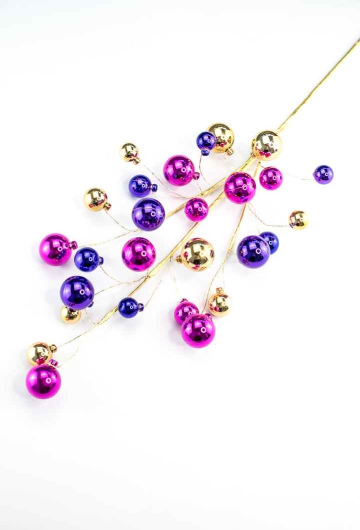 Purple And Magenta Ornament Ball Spray - Greenery MarketHoliday Ornaments85690BTPUGD