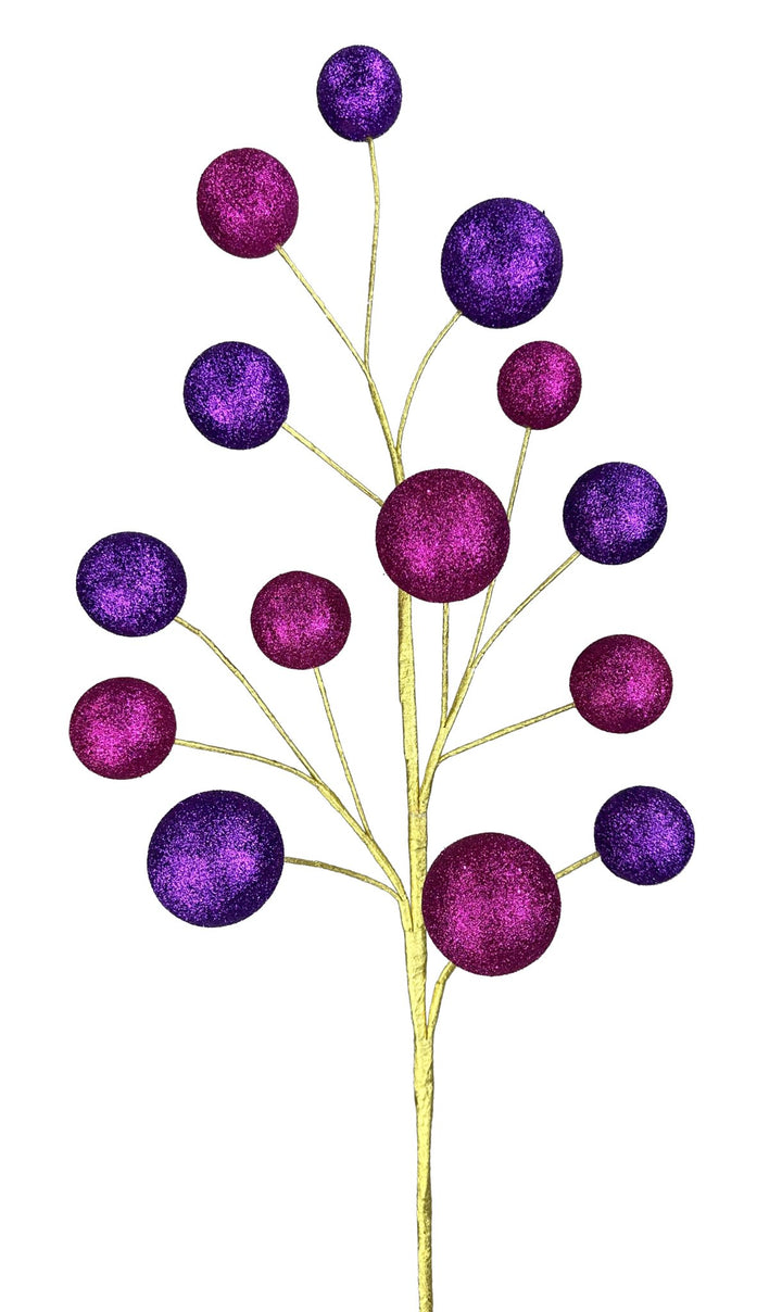 Purple Ball Spray - Greenery MarketSeasonal & Holiday Decorations85925BTPU