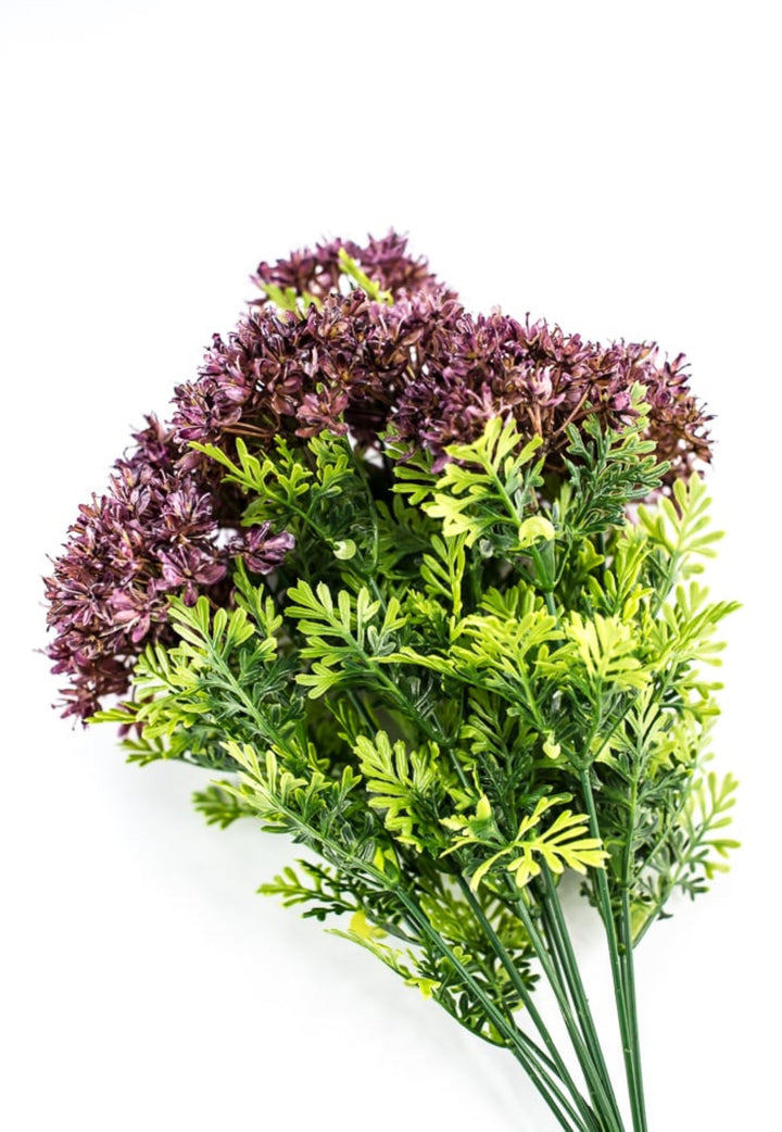 Purple flower bush - Greenery MarketArtificial Flora82401 - PU