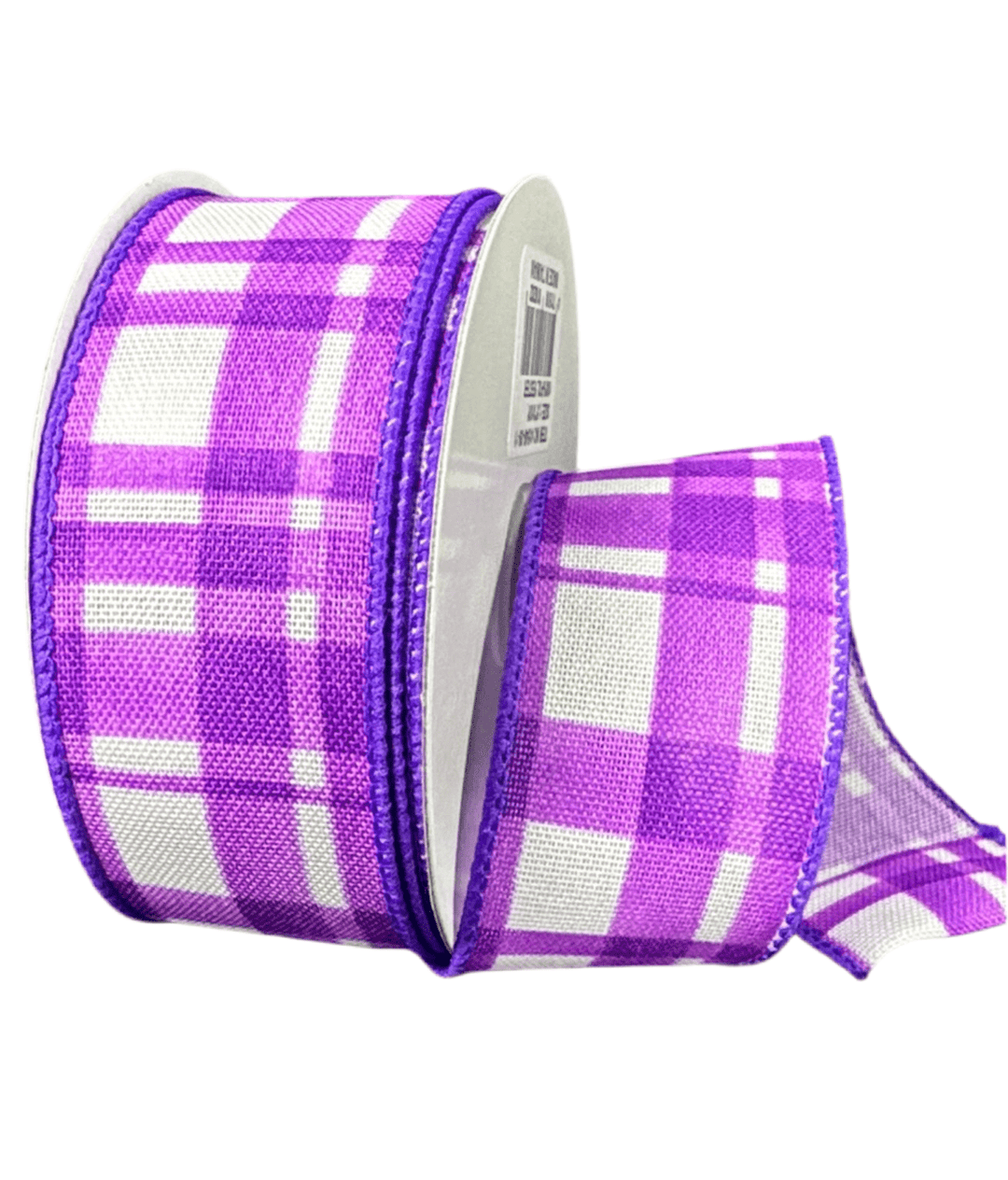 Purple Plaid Wired Ribbon, 1.5” - Greenery Marketwired ribbon41546 - 09 - 11