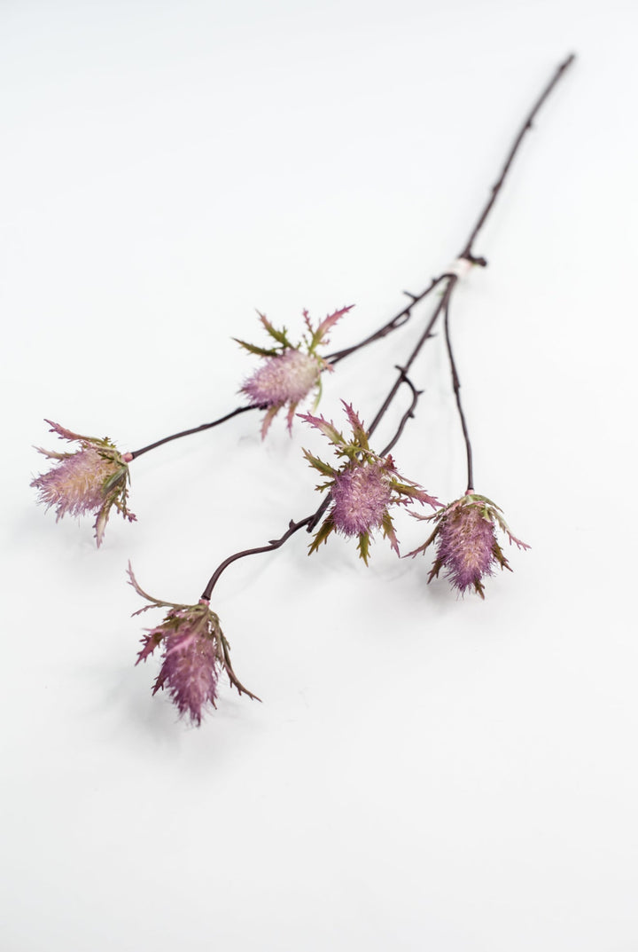 Purple thistle spray - Greenery Marketartificial flowersMTF23069 PLUM