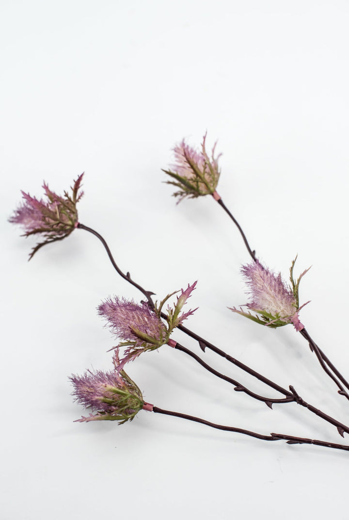 Purple thistle spray - Greenery Marketartificial flowersMTF23069 PLUM