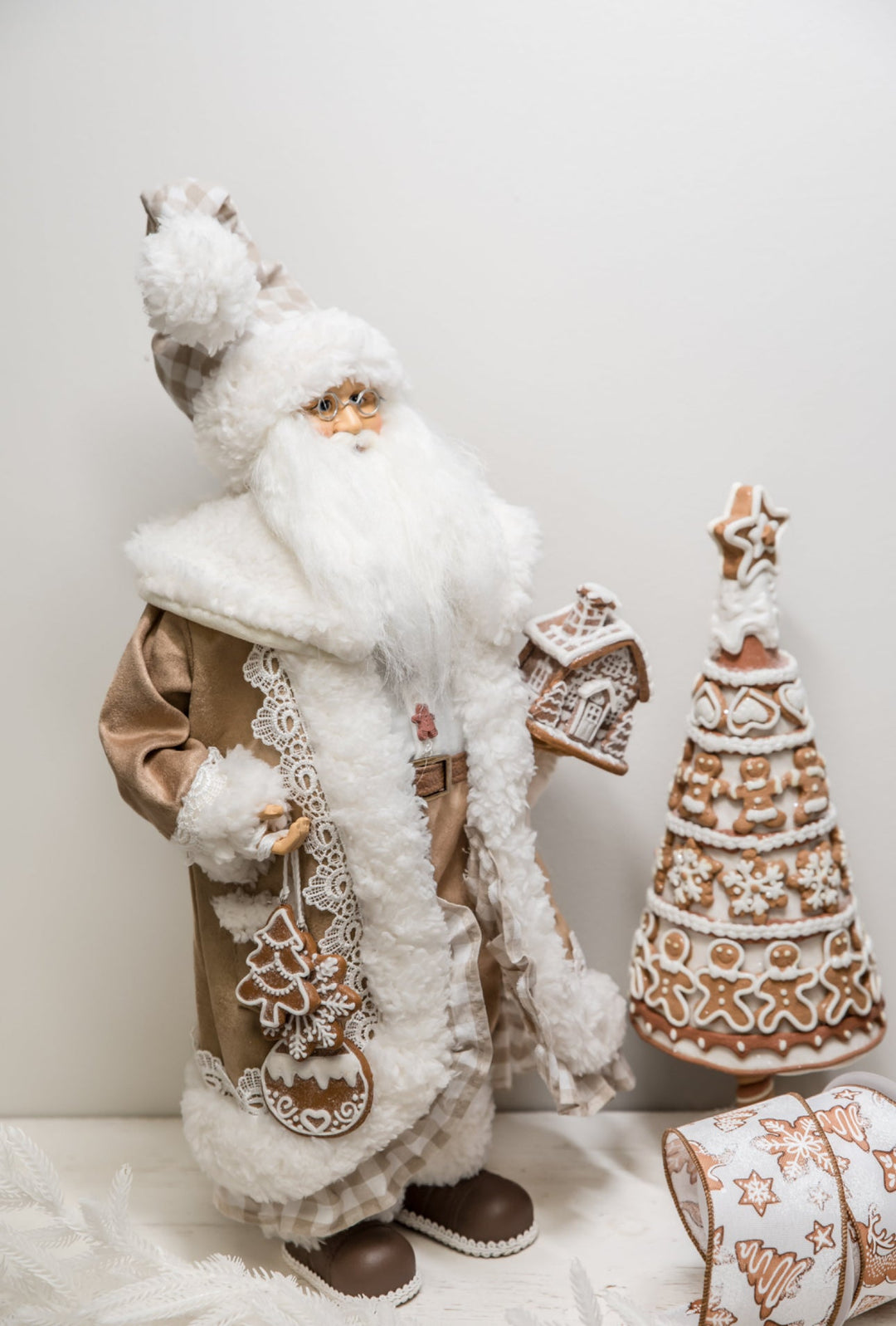 Raz Clay dough gingerbread tree - Greenery MarketHome decor4416147