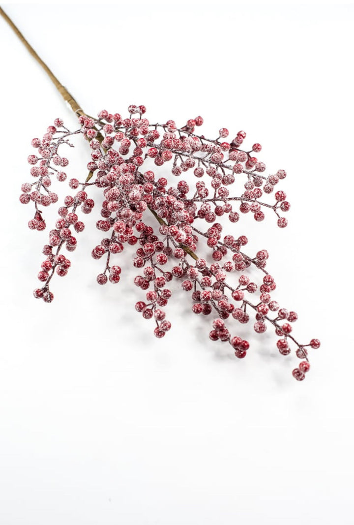 Raz imports Red frosted berries spray - Greenery MarketWinter and ChristmasF4306780