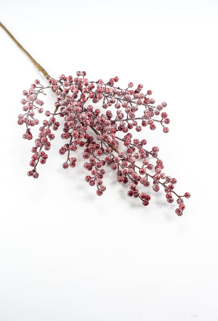 Raz imports Red frosted berries spray - Greenery MarketWinter and ChristmasF4306780