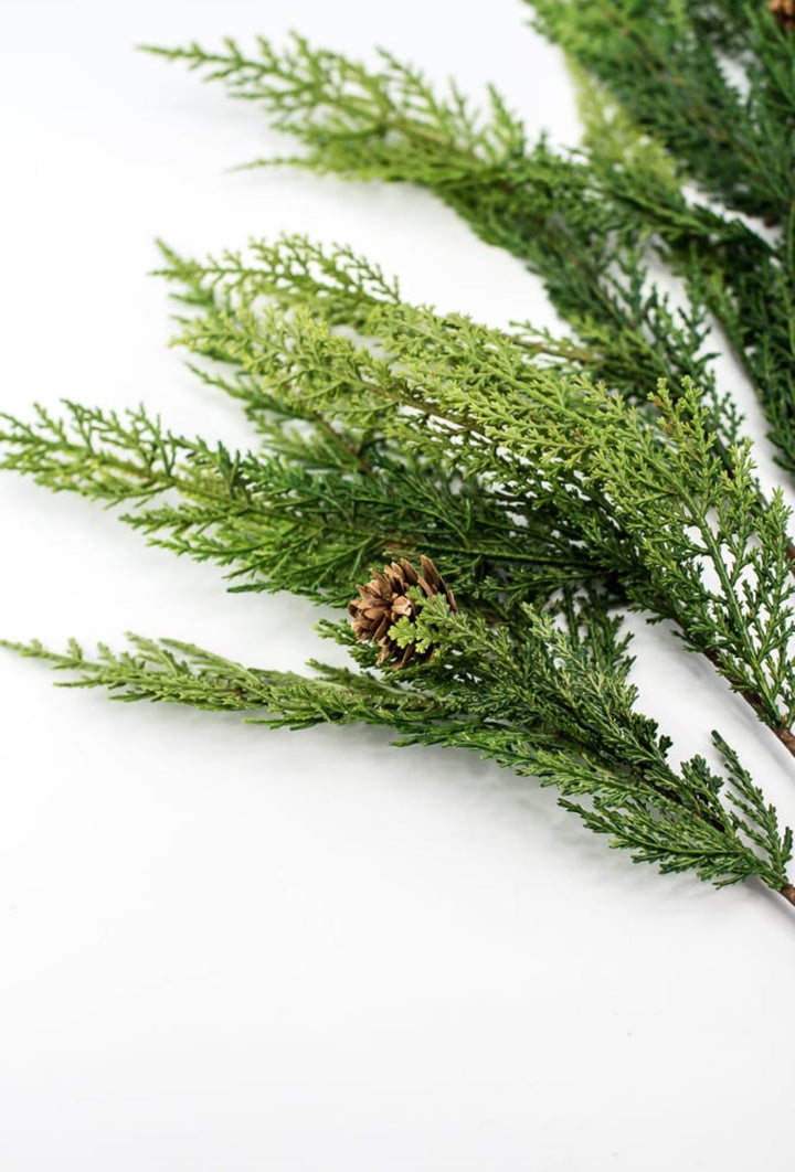 Raz tall cedar spray - Greenery MarketF4122710