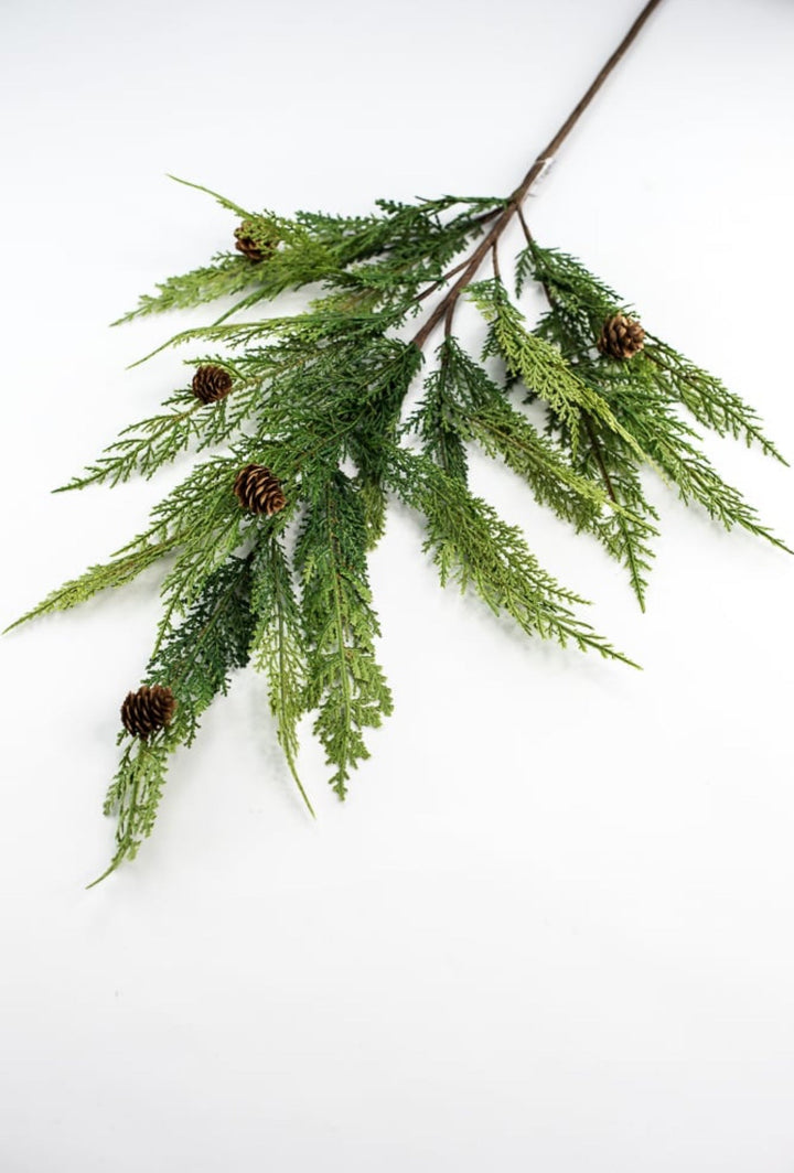 Raz tall cedar spray - Greenery MarketF4122710