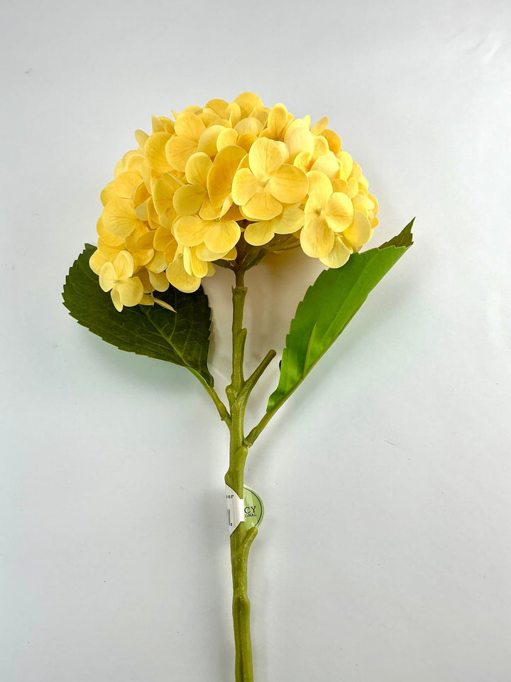 Real touch, Hydrangea stem - yellow - Greenery MarketMTF24138 YELL