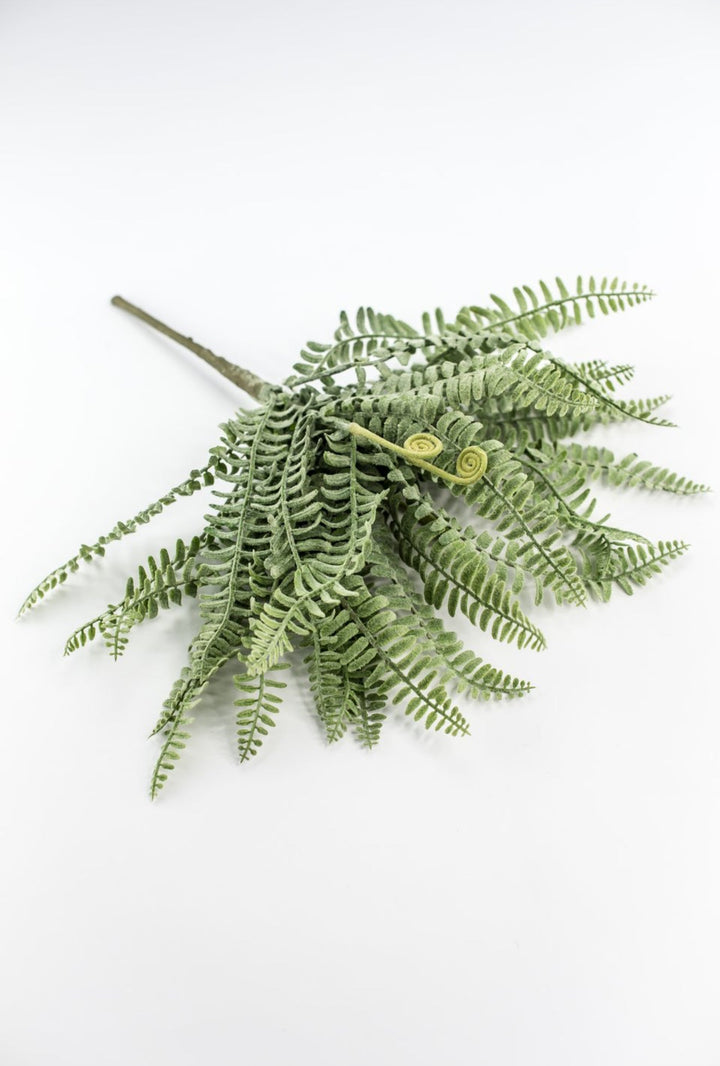 Real touch, leather leaf fern bush - Greenery MarketgreeneryMTF23824