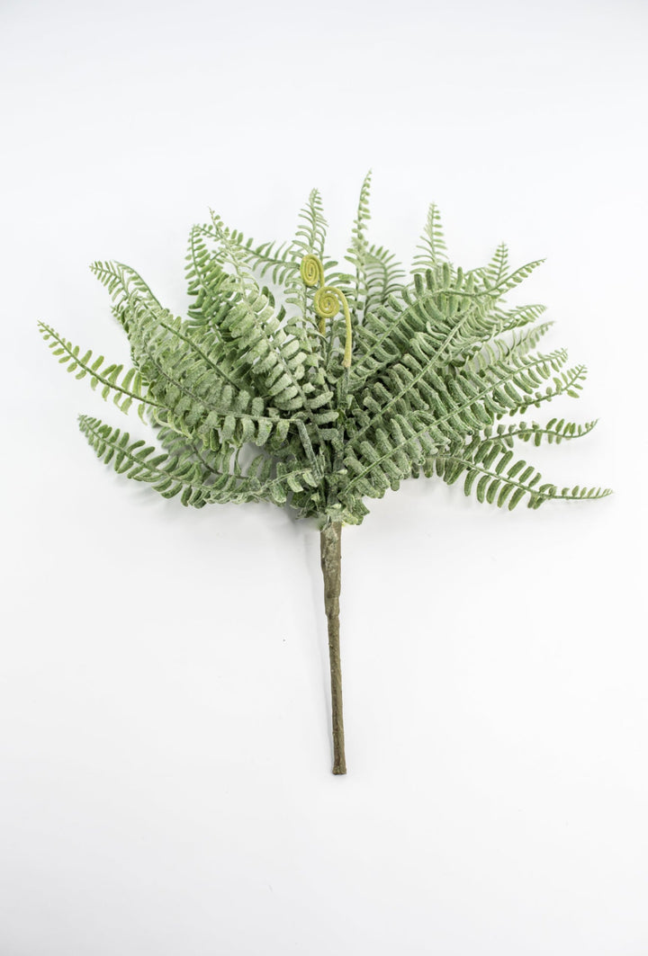 Real touch, leather leaf fern bush - Greenery MarketgreeneryMTF23824