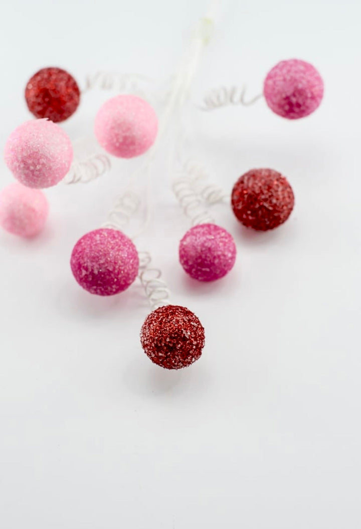 Red and pink gum ball spray - Greenery Market85792PKRD