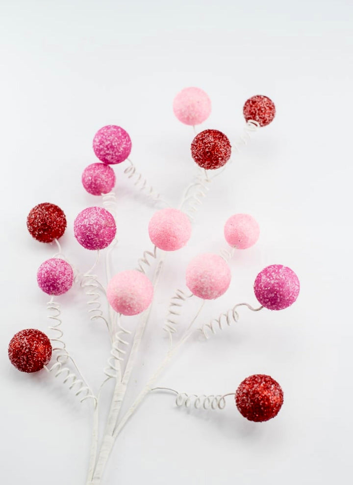 Red and pink gum ball spray - Greenery Market85792PKRD