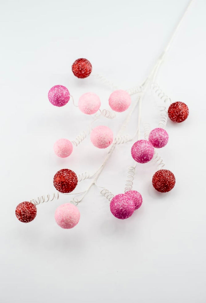 Red and pink gum ball spray - Greenery Market85792PKRD