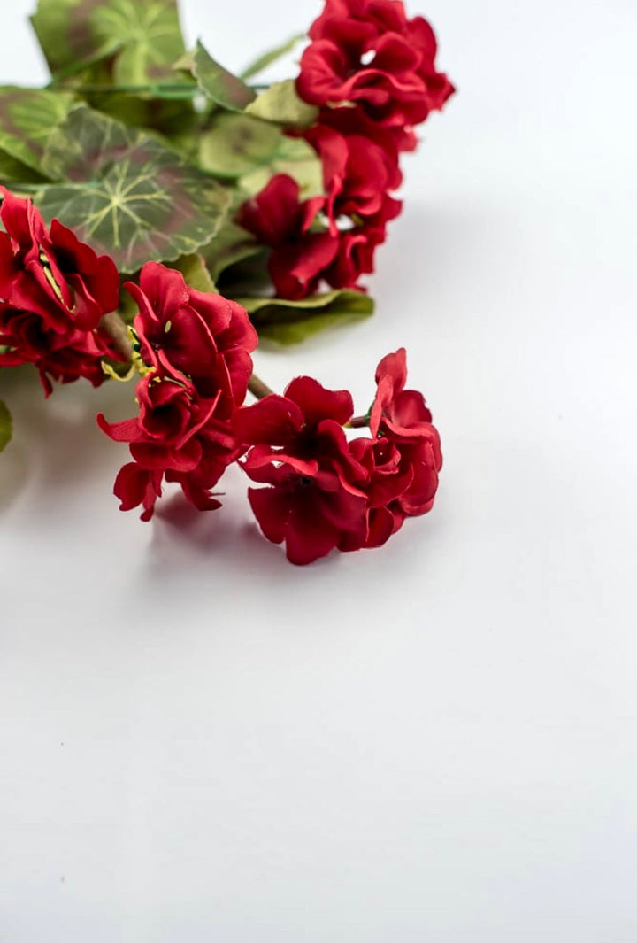 Red Geranium, Artificial geraniums - Greenery Marketartificial flowers25761