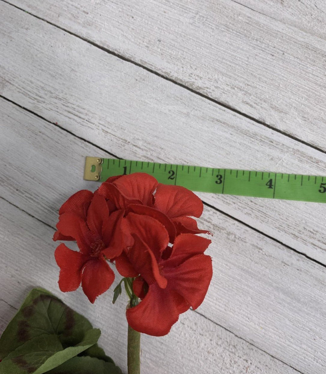 Red Geranium, Artificial geraniums - Greenery Marketartificial flowers25761