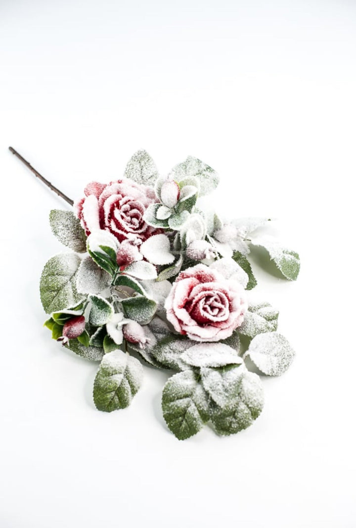 Red rose and berry spray - Greenery Market83754 - RD