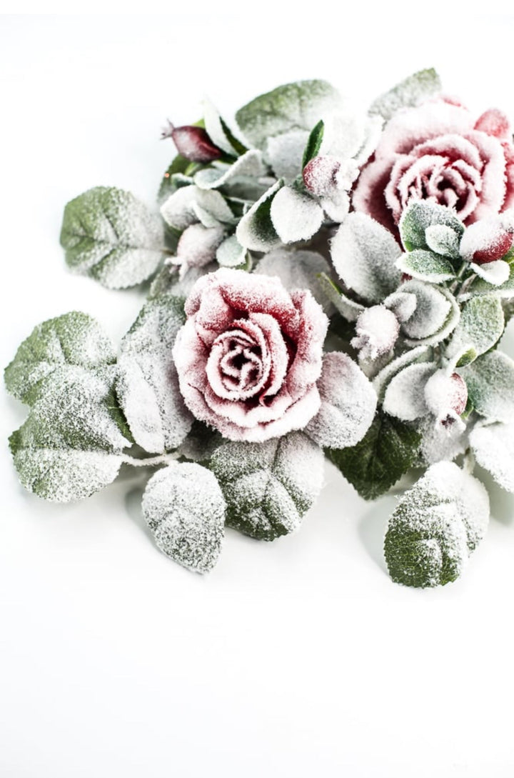 Red rose and berry spray - Greenery Market83754 - RD