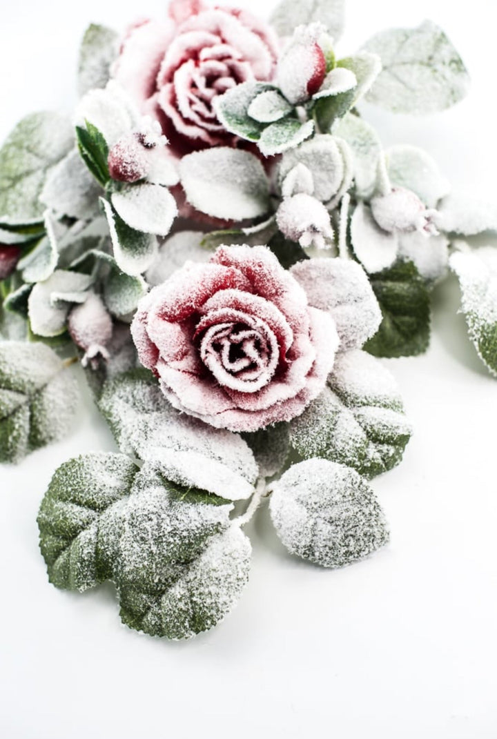 Red rose and berry spray - Greenery Market83754 - RD