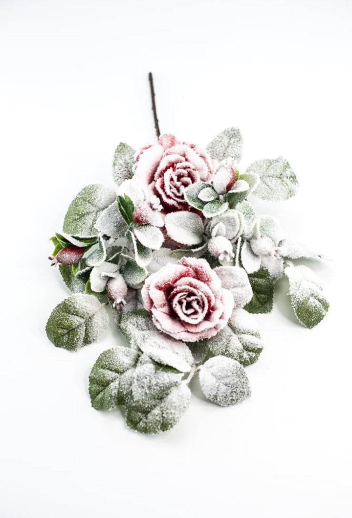 Red rose and berry spray - Greenery Market83754 - RD