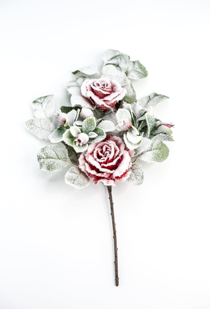 Red rose and berry spray - Greenery Market83754 - RD