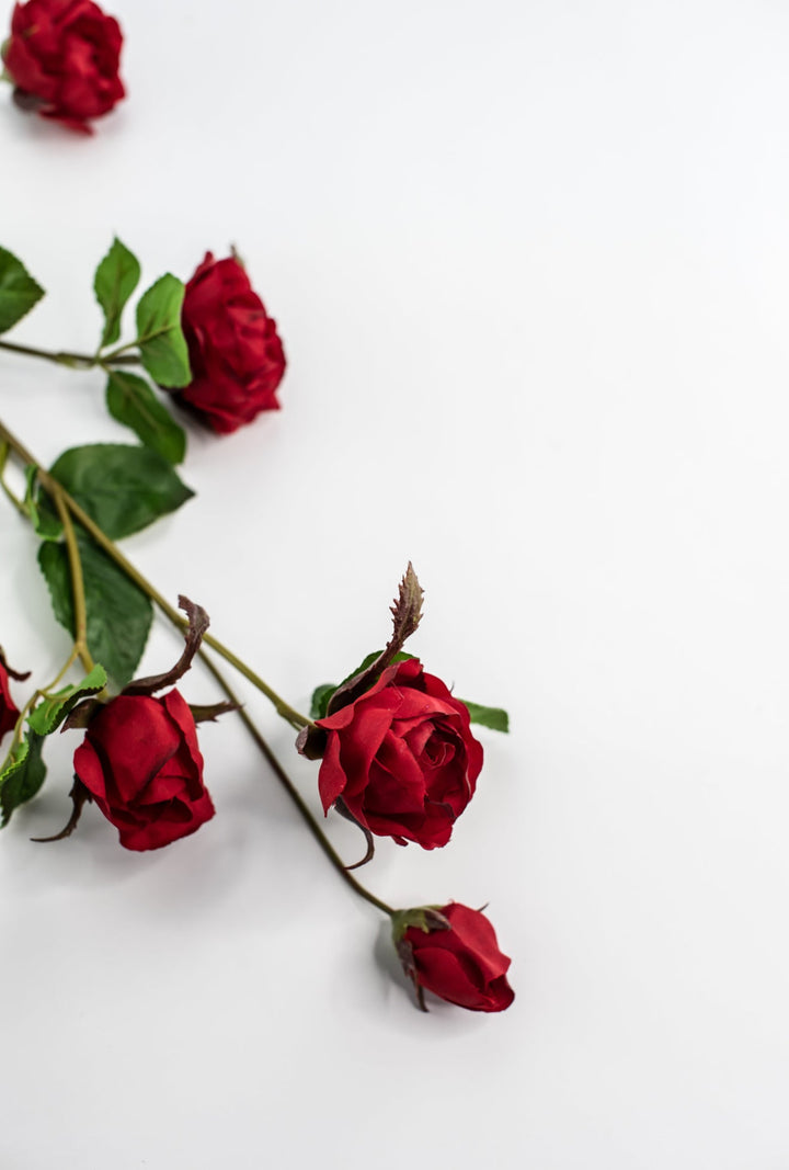 Red rose spray - Greenery Marketartificial flowersMTF24289 RED