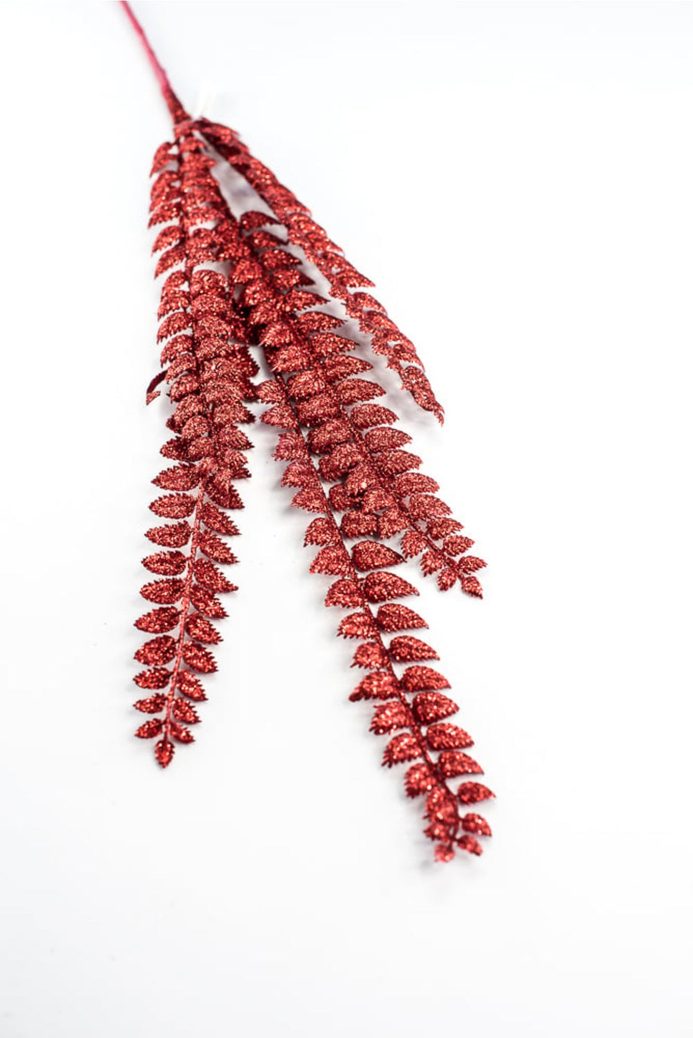 Red, tall, glittered Christmas spray - Greenery MarketArtificial FloraXS205724