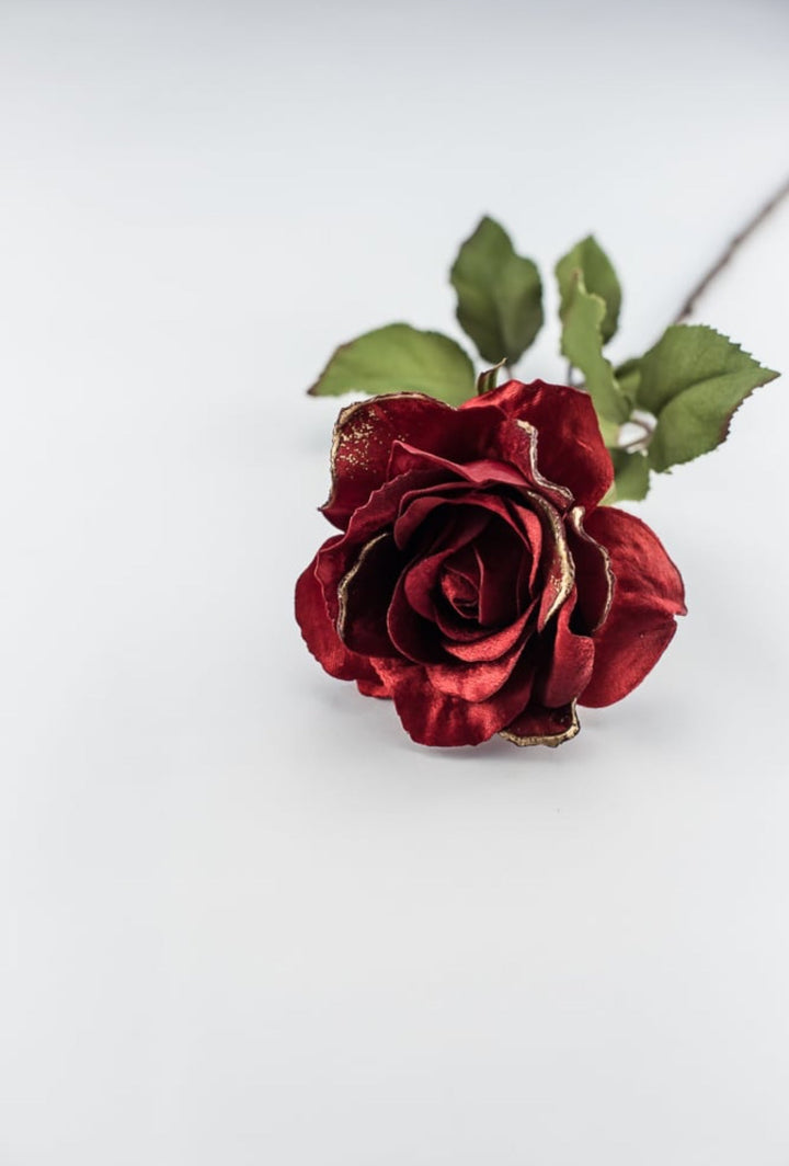 Red velvet rose stem - Greenery MarketXH531 - R