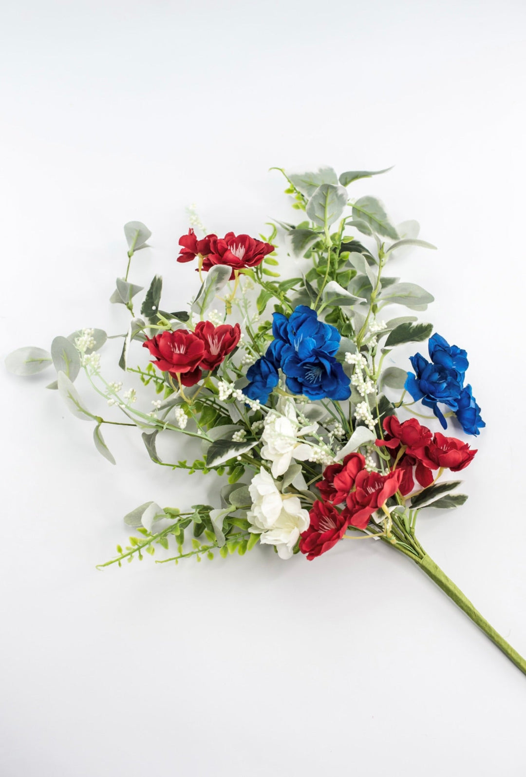 Red, white, and blue flower bush - Greenery Marketartificial flowers64041