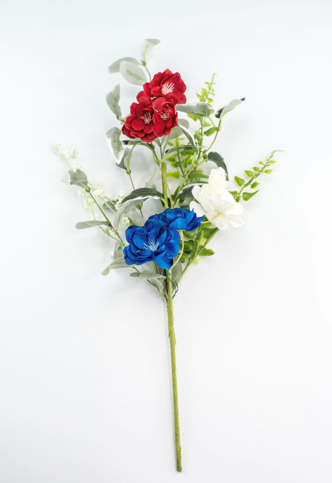 Red, white, and blue flower pick - Greenery Marketartificial flowers64040