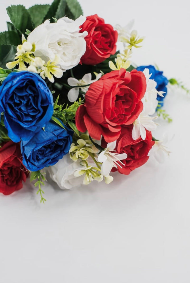 Red, White, and Blue Peony Bush - Greenery Market74248RWB