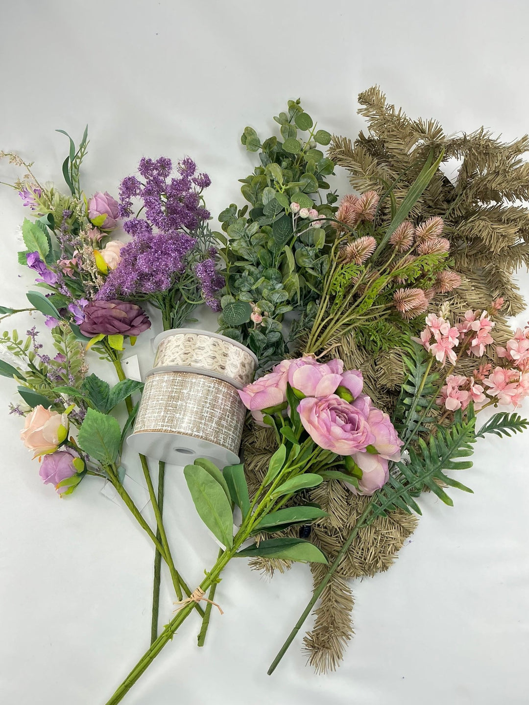 Rose Everyday Swag Kit - choose option - Greenery MarketRosekitSUBribbon