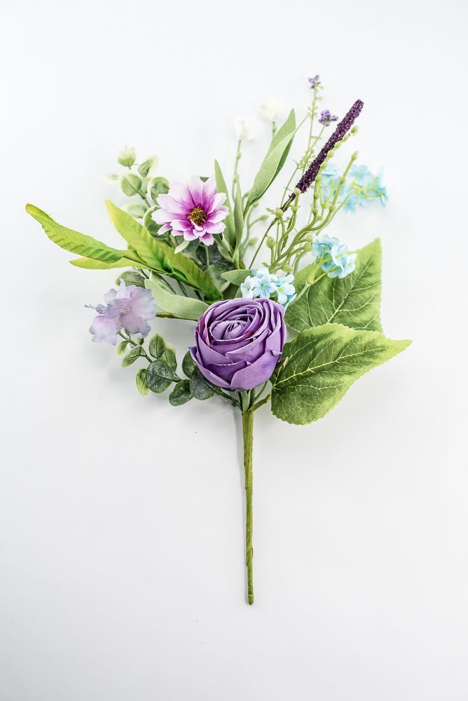 Rose Wildflower Pick - Purple - Greenery Market40221