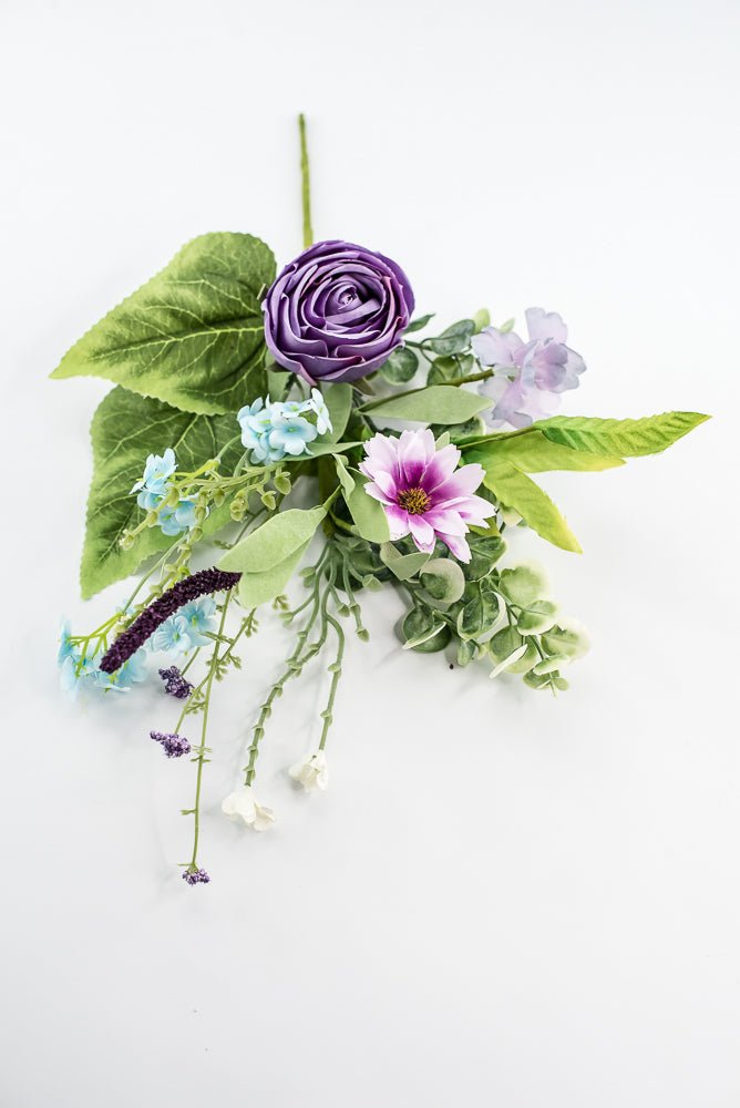 Rose Wildflower Pick - Purple - Greenery Market40221