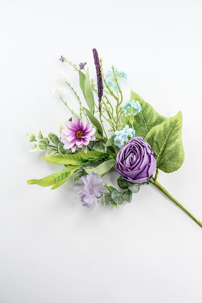 Rose Wildflower Pick - Purple - Greenery Market40221