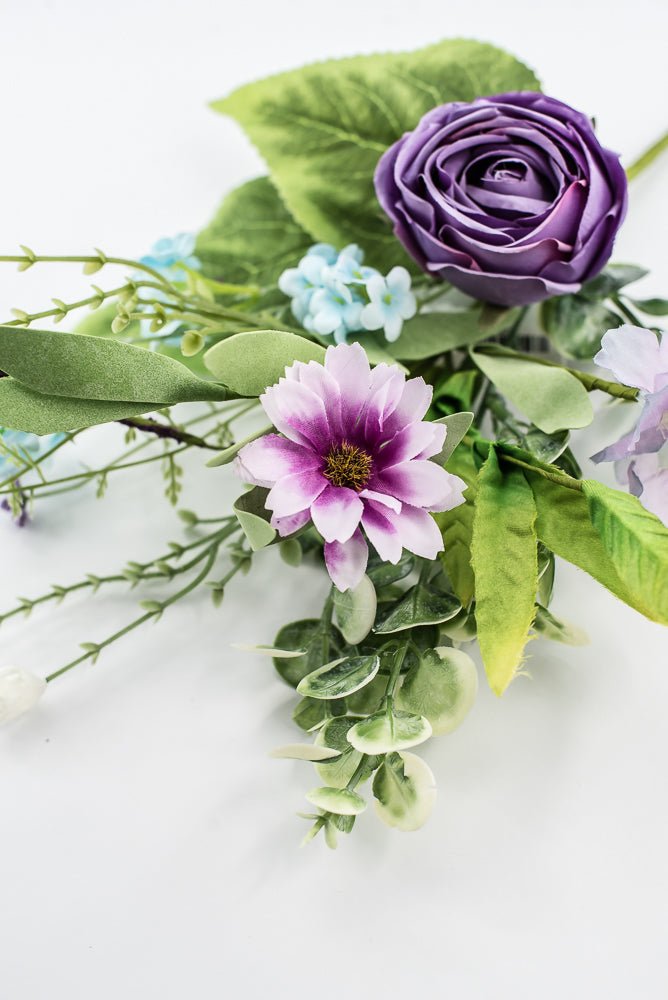 Rose Wildflower Pick - Purple - Greenery Market40221