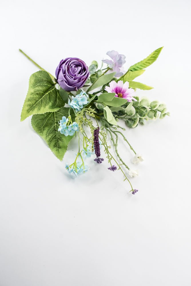 Rose Wildflower Pick - Purple - Greenery Market40221