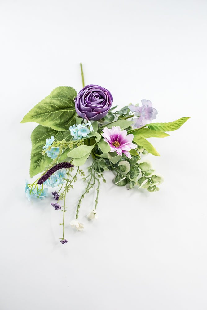 Rose Wildflower Pick - Purple - Greenery Market40221