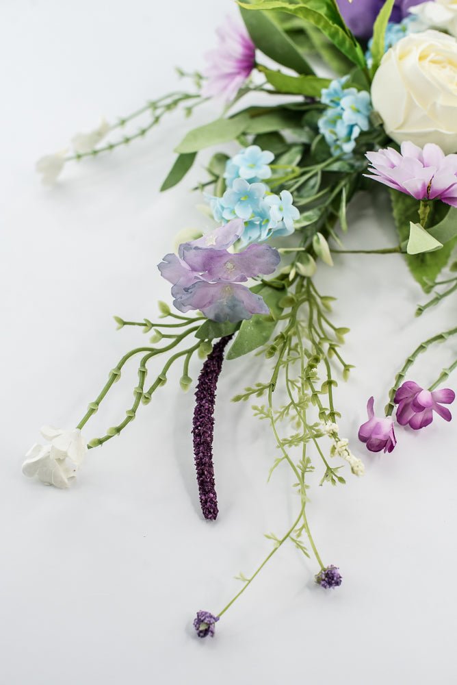 Rose Wildflower Spray - Purple - Greenery Market40222