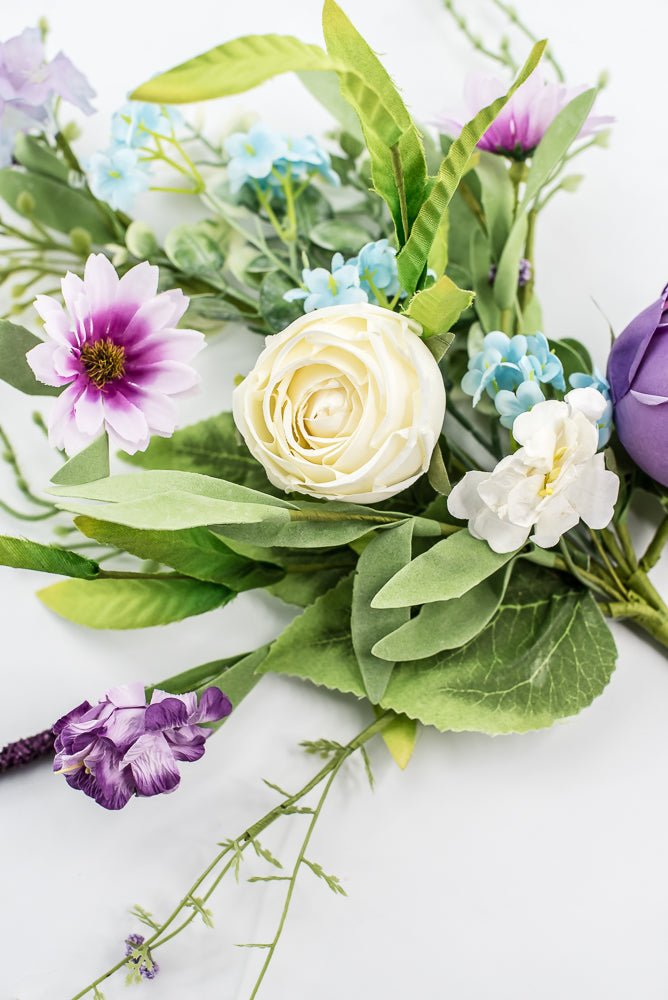 Rose Wildflower Spray - Purple - Greenery Market40222