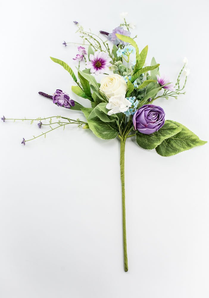 Rose Wildflower Spray - Purple - Greenery Market40222