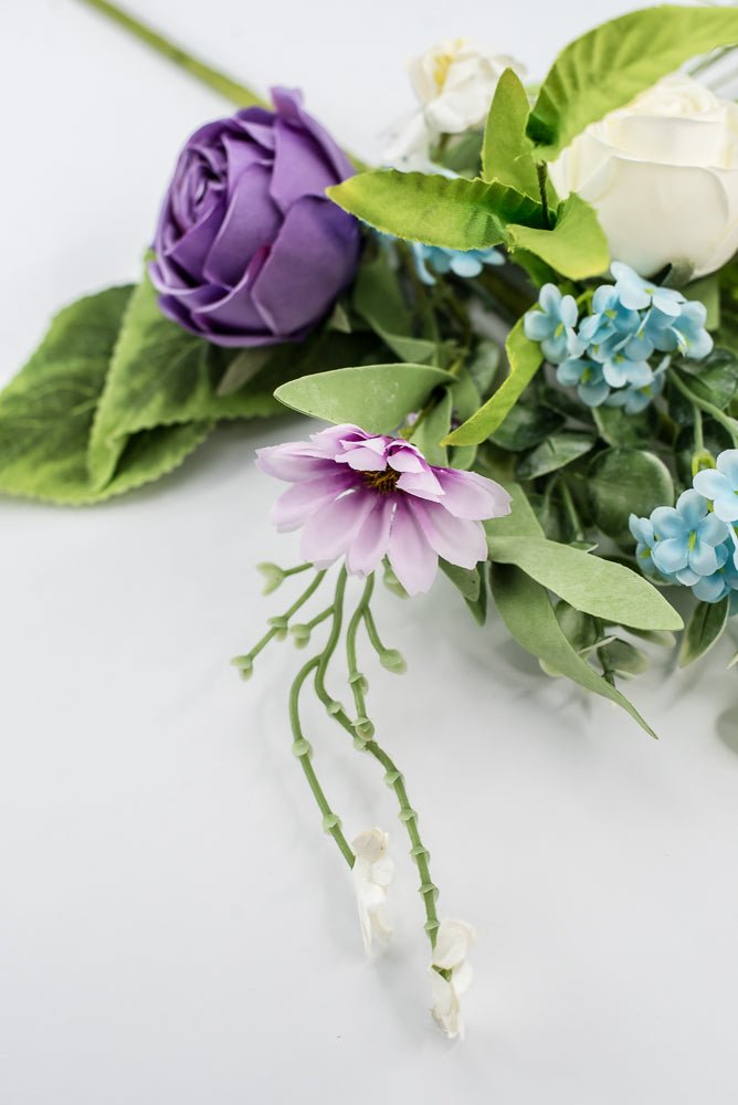 Rose Wildflower Spray - Purple - Greenery Market40222