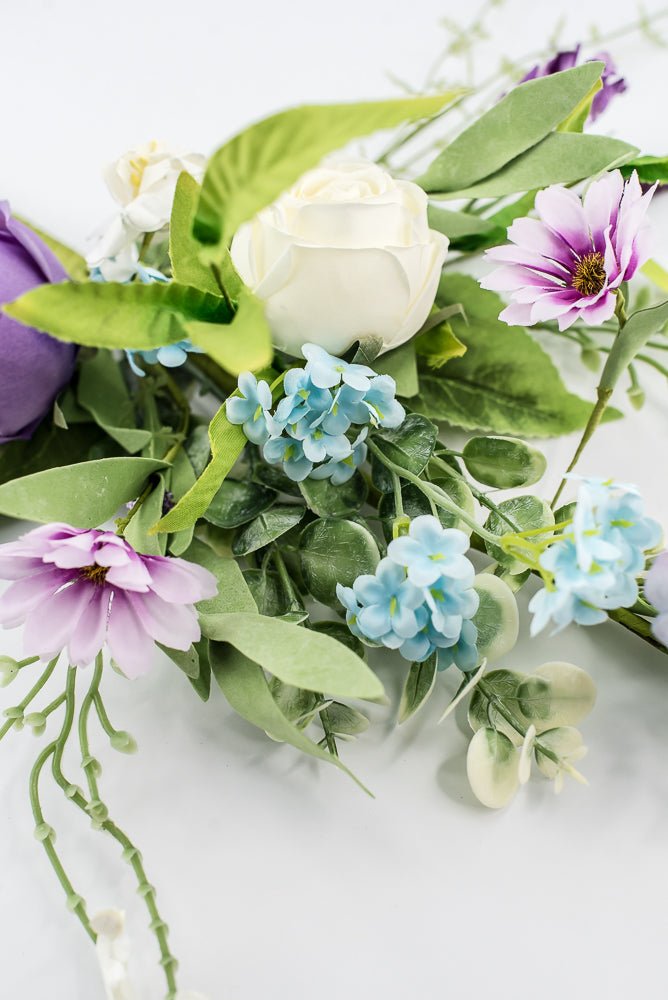 Rose Wildflower Spray - Purple - Greenery Market40222