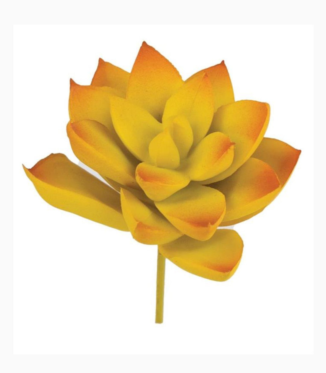 Rosette succulent pick - orange - Greenery MarketArtificial SucculentsFL6995 - OG
