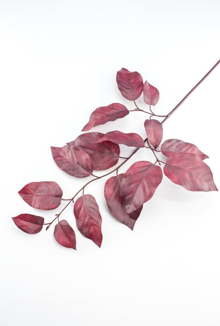 Salal leaves spray - burgundy - Greenery Market215500