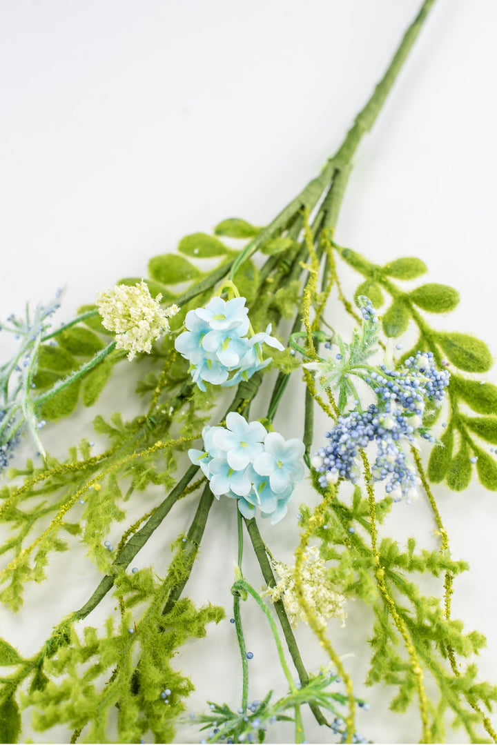 Sedum Filler Pick With Blue - Greenery Market63818BL