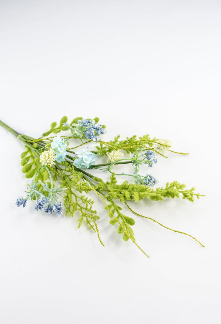 Sedum Filler Pick With Blue - Greenery Market63818BL