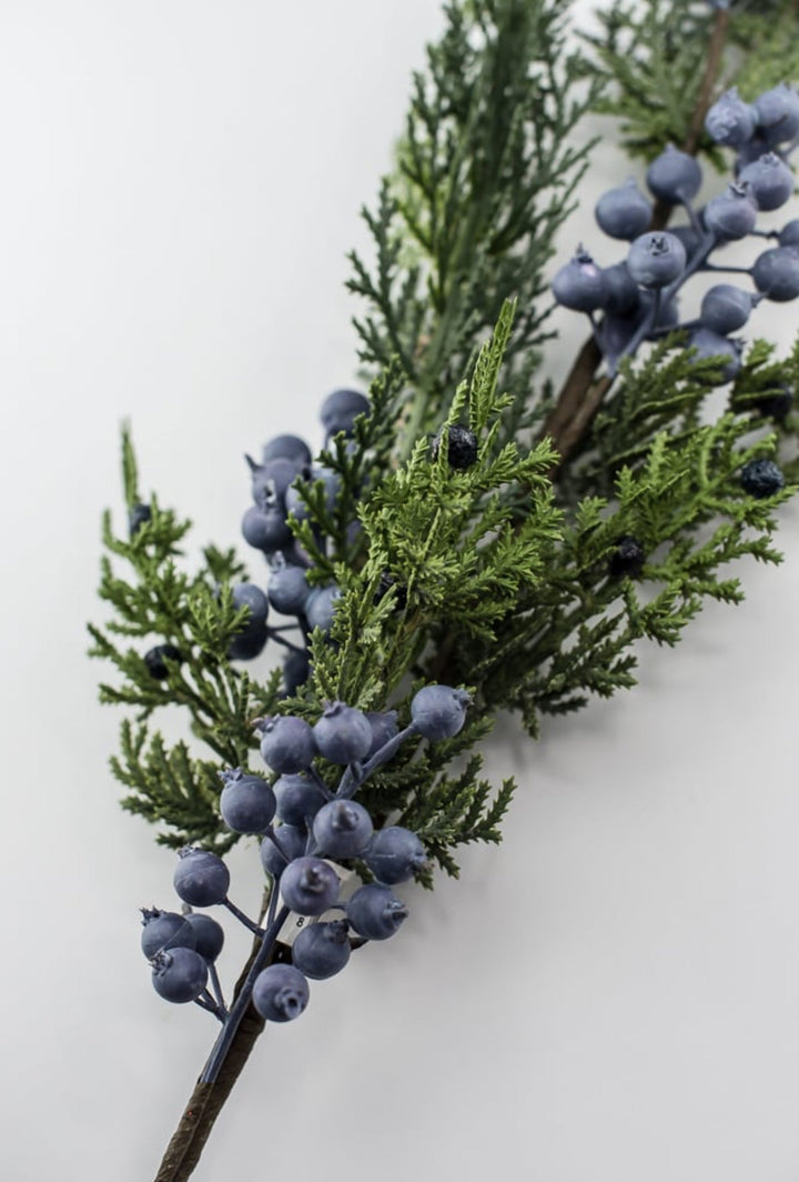 Seeding juniper cedar spray with blue berries - Greenery MarketgreeneryXP2161-GB