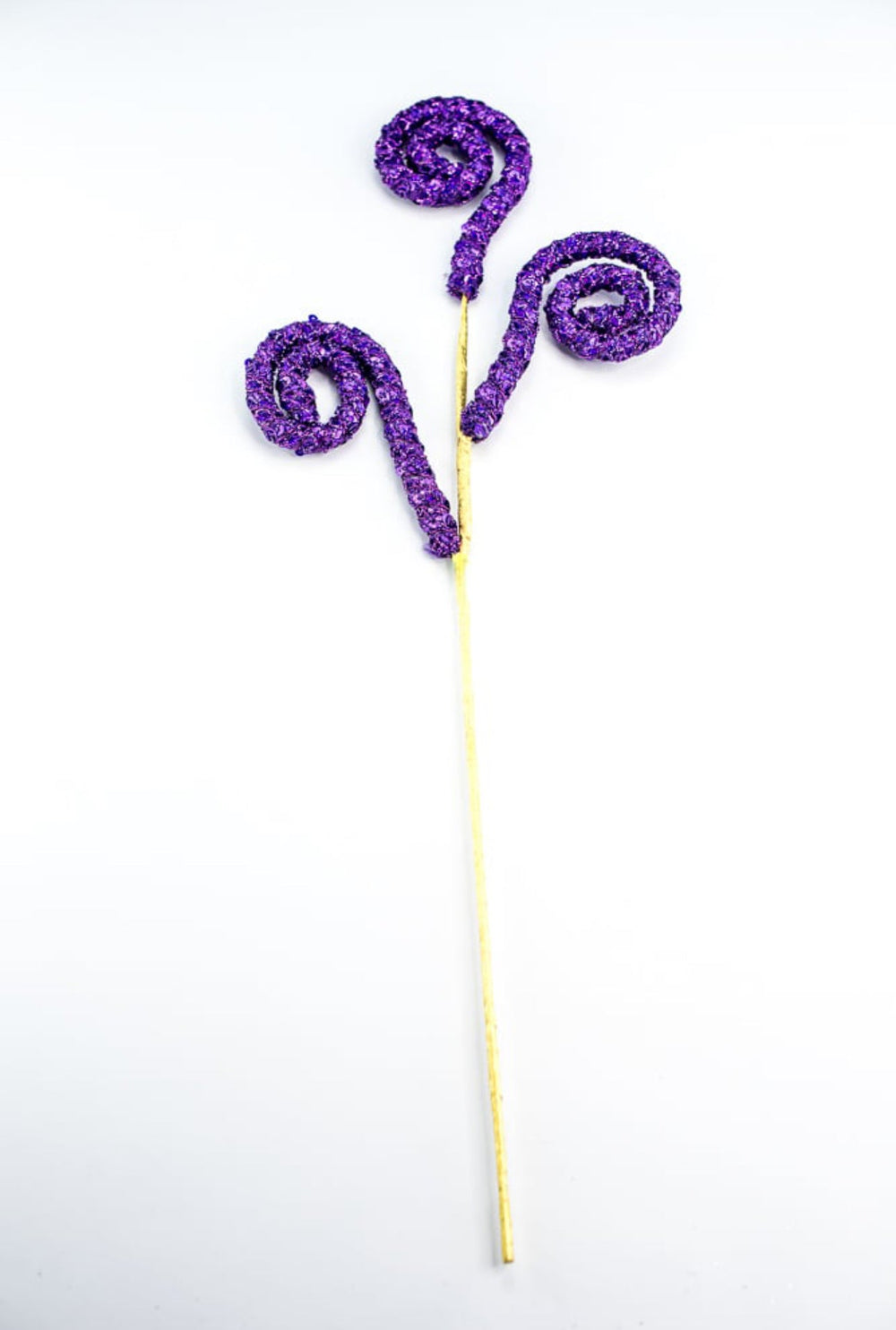 Sequin Spiral Curly Spray - Purple - Greenery MarketSeasonal & Holiday Decorations86006PU