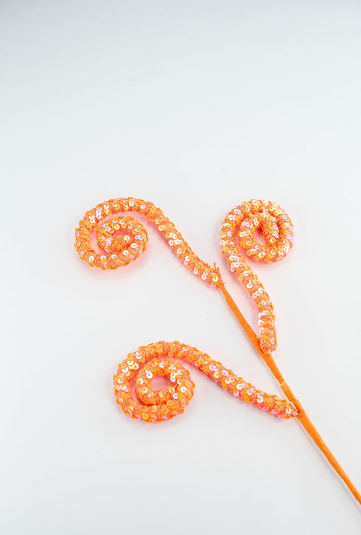 Sequin Spiral Curly Spray - Greenery Market63704OR